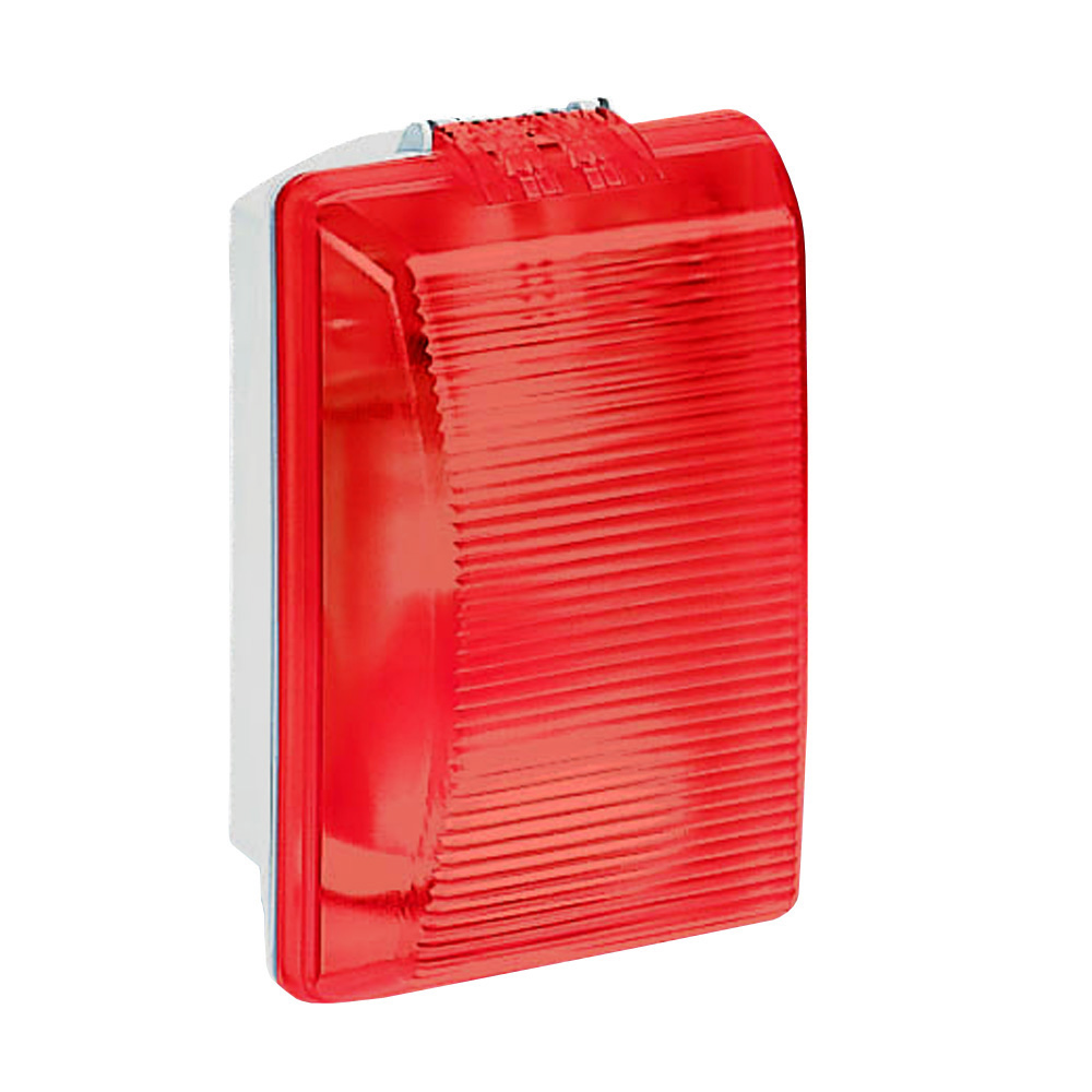 Legrand 75W Rectangular Red Bulkhead Light